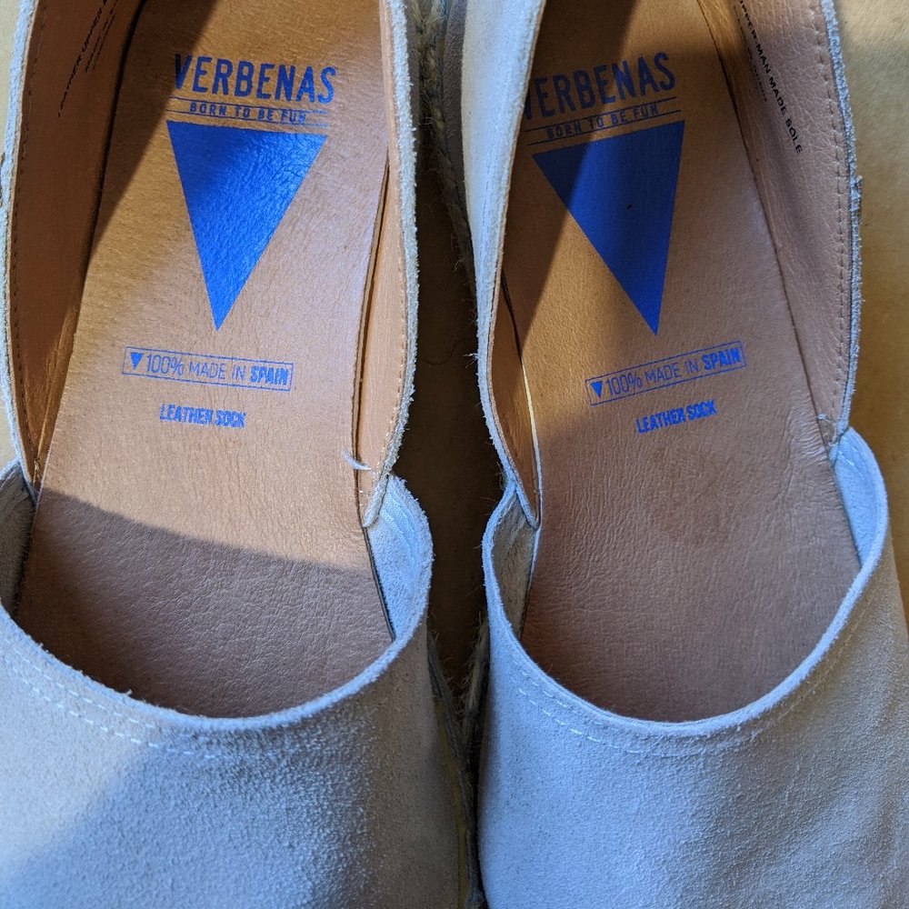 Moccasins size 41 Women suede loafers espadrilles